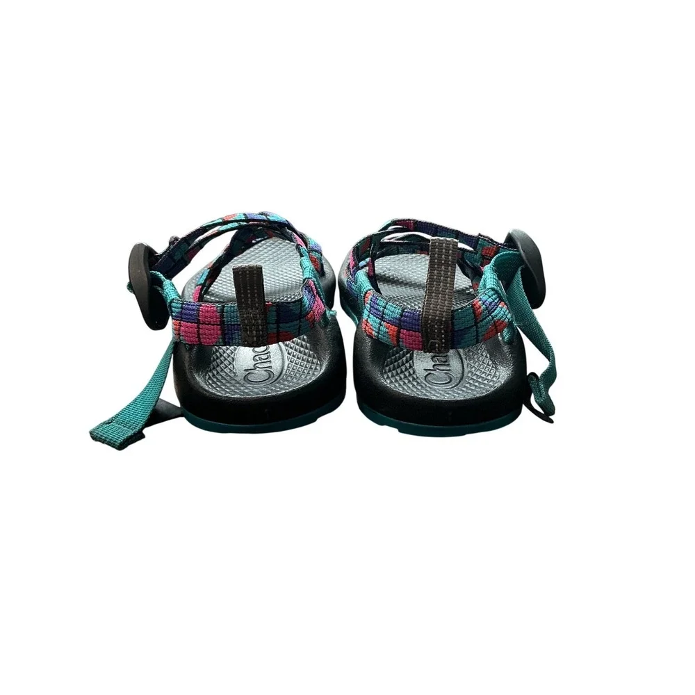Chaco‎ Kids ZX1 Ecotread  Break Teal Multicolor Strappy Hiking Sandals Size 1